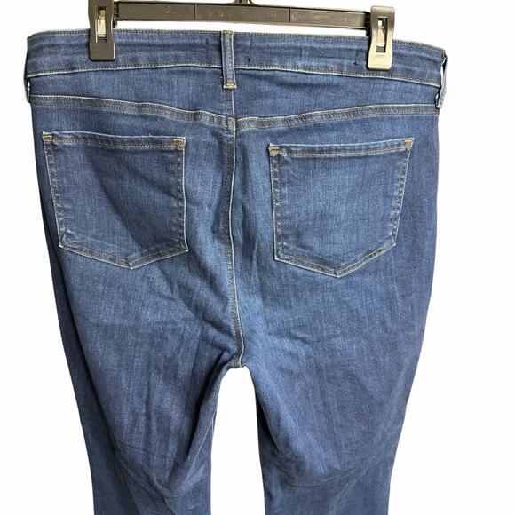 NYDJ Not Your Caught Jeans Marilyn Straight 14 High Rise Blue Women's Classic - Picture 4 of 11